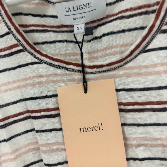 La Ligne Jimmy Linen Tank Top. - Picture 3 of 4